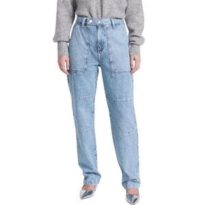 AG Adriano Goldschmied Clove Workwear Relaxed Straight Vintage Jeans 24 NWT